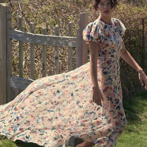 NWT DÔEN Floret Dress- Fleur de Matin Floral - Picture 2 of 13